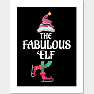 The Fabulous Christmas Elf Matching Pajama PJ Family Party Gift Posters and Art